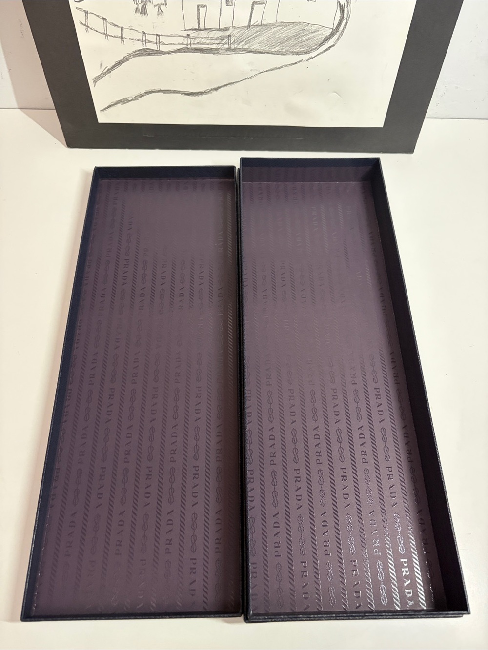 Prada Accessory Empty Box With Ribbon - Picture 7 of 7